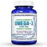 FISH OIL OMEGA 3 - Triple Strength Ultra-Purified Professional Grade