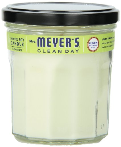 Mrs Meyers Clean Day Soy Candle Lemon Verbena 72 Ounce Jar