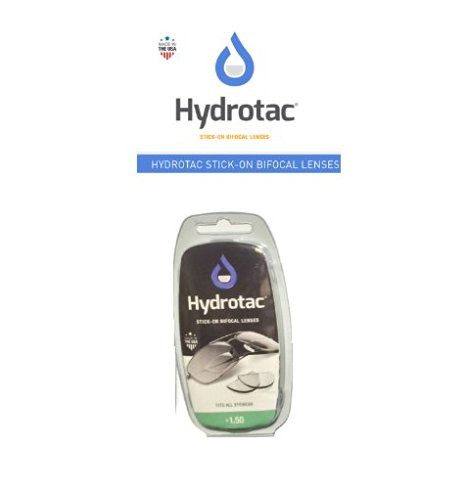 Hydrotac Stick-on Bifocal Lenses (OPTX 20/20)-  1.50 Diopter