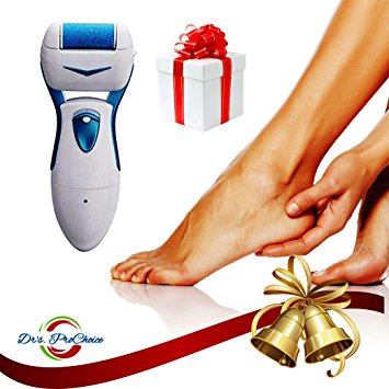 Drs ProChoice:Best Rechargeable Pedicure Corn and Callus Remover Foot File Kit. Quickly and Easily Buffs Away Tough Dead Skin From Hands and Feet: Cost Effective Highest Quality