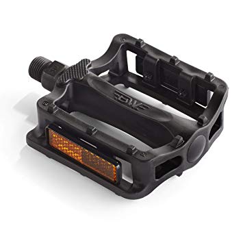 BW Resin Platform Bicycle Pedals – Universal 9/16 Road Mountain Fixie Commuter Bike Pedals