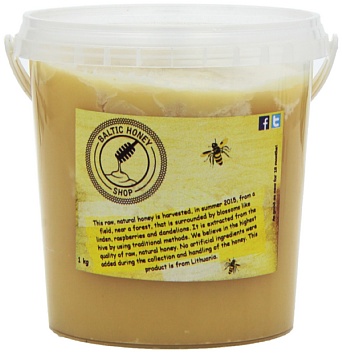 Natural raw honey 1 kg