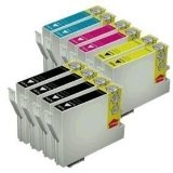 Generic Remanufactured Ink Cartridges Replacement for Epson T200XL 4x Black 2x Cyan 2x Magenta 2x Yellow 10-Pack