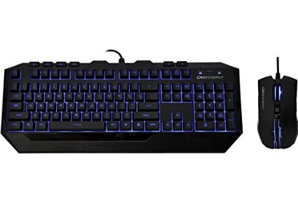CM Storm Devastator - LED Gaming Keyboard and Mouse Combo Bundle Blue Edition
