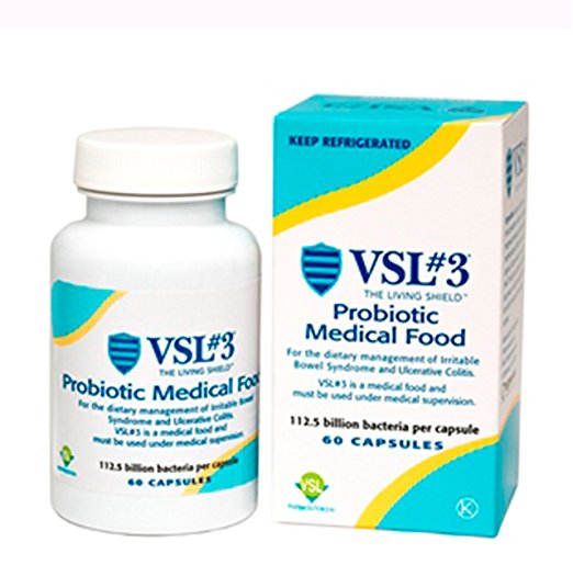 VSL 3 High Potency Probiotic Capsules for Ulcerative Colitis - 60 ea by SIGMA-TAU PHARMACEUTICALS