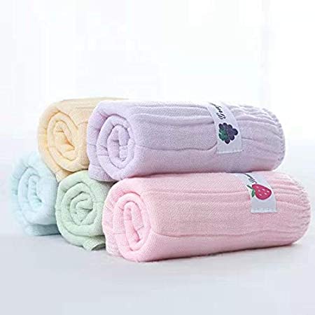 Jay & Ava Baby Premium Muslin Cotton Washcloths, Organic Cotton, 5-Pack, Super Soft & Absorbent, Hypoallergenic for Sensitive Skin, 5 Layers Thick Newborn Bath & Face Towel, Perfect