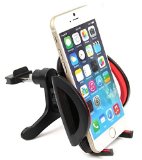 Car Mount Liger Universal Car Air Vent Mount Holder  Cradle - Compatible with All Smartphones including IPhone 4 4S 5 5S 5C 6 6 Plus - Samsung Galaxy S3 S4 S5 - Galaxy Notes