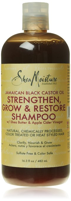Shea Moisture Jamaican Black Castor Oil Strengthen Grow and Restore Shampoo 163oz