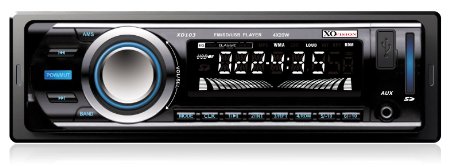 Car Stereo XO Vision  Car Stereo Receiver with 20 watts x 4 and USB Port and SD Card Slot  XD103