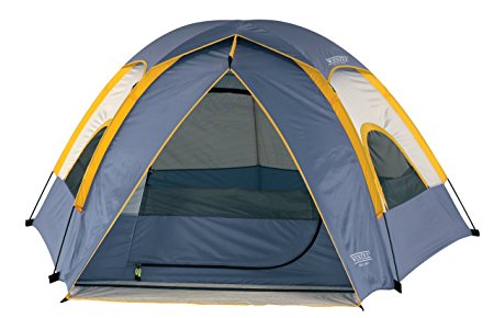 Wenzel 36419 Alpine 8.5-by-8-foot Dome Tent (Light Grey/Blue/Gold)