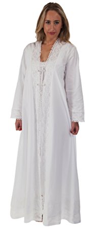 The 1 for U 100% Cotton Ladies Robe / Housecoat - Rosalind