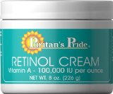 Puritans Pride Retinol Cream Vitamin A 100000 IU Per Ounce-8 oz Cream