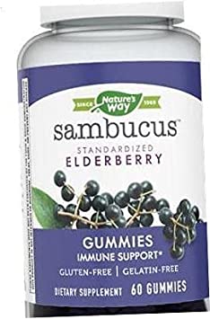 Sambucus Black Eldеrberry Vitаmin C and Zinc, 60 Gummies Pack of 2