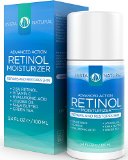 InstaNatural THE BEST Retinol Moisturizer Cream - With 25 Retinol 10 Vitamin C Hyaluronic Acid and Jojoba Oil - Anti-Aging Formula - 34 OZ