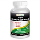 1 Horny Goat Weed with Maca Root 120 Capsules by Best Naturals - Super Formula Contains L-Carnitine - L-Arginine L-citruline panax Ginseng Saw Palmetto Tongkat Ali Macuna etc - Manufactured in a USA Based GMP Certified Facility and Third Party Tested for Purity Guaranteed