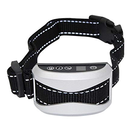 Faciab Bark Collar, Shock Collar for Dogs, 7 Sensitivity, Rainproof, Rechargeable and Safe Dog Training Collar