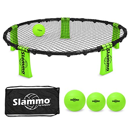 GoSports Slammo Game Set Includes-3 Balls, Carrying Case and Rules