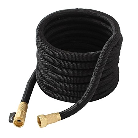 Garden Hose,50ft Expandable Hose,Strongest Expanding Garden Hose with Solid Brass Connector for Watering Plants,Auto Wash,Cleaning Patio   Free Storage Bag