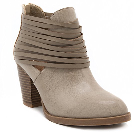 Rampage Verna Ankle Boot Bootie with Wraparounds