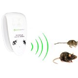PRO PEST CONTROL - Natural Ultrasonic Rodent Repeller Controls Home Pests And Keeps Family Safe - Repel Mice Rats Moths Bats And More - Learn How OTHER Electronic Repellent Devices LIE TO YOU