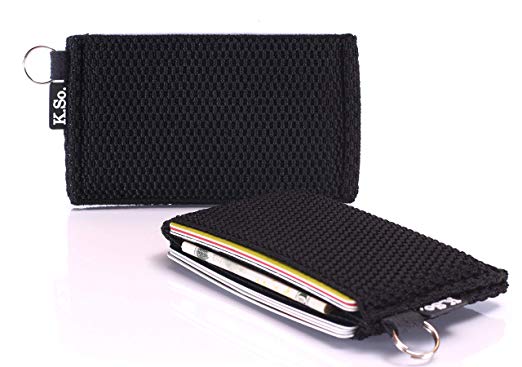 Minimalist Small Front Pocket Wallet — Functional Men and Women Minimal Credit Card Holder