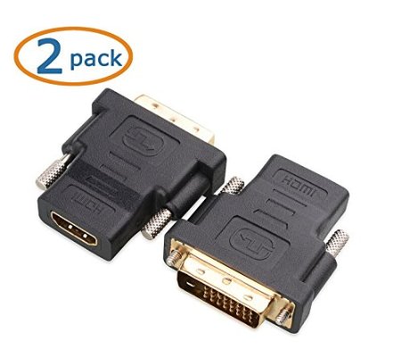 Importer520 New Gold Plated Hdmi Female to Dvi-d Male Video Adaptor