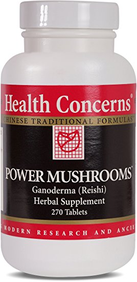 Health Concerns - Power Mushrooms - Ganoderma (Reishi) Herbal Supplement- 270 Tablets