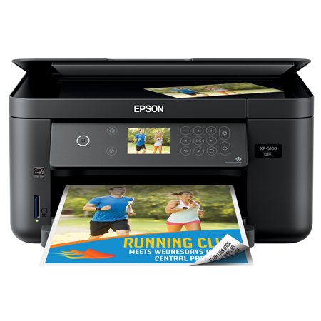 Epson Expression Home XP-5100 Wireless Color Photo Printer with Scanner & Copier (Walmart Exclusive)
