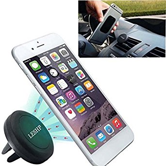 Car Mount , LESHP Car Phone Mount Air Vent Car Mount Holder Stand Universal Smart Phone Air Car Vent Mount with GPS Devices