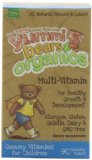 Yummi Bears Organics Multi-Vitamin Gummy Vitamins for Children 90-Count Bottle