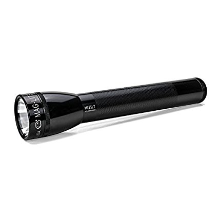 Maglite ML25LT LED 3-Cell C Flashlight, Black