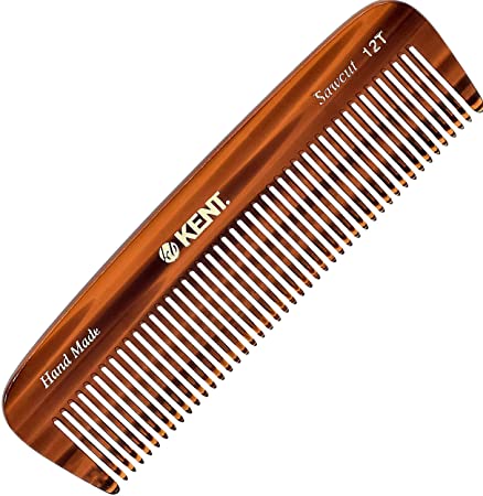 Kent A 12T 139mm Medium Coarse Tooth Handmade Hair Comb (PACK OF 1)
