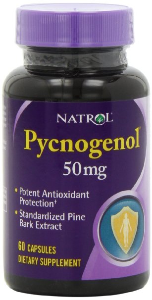 Natrol Pycnogenol 50mg Capsules 60-Count