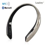 Leadtry Enjoy Music Wireless Bluetooth Headset Stereo Sportsrunning and Gymexercise Bluetooth Earbuds Music Ultra-light Headphones Headsets Wmicrophone for Iphone Ipad Samsung Galaxy Sony Smart Phones