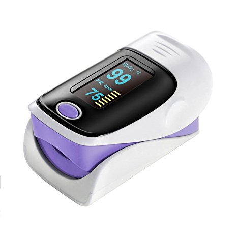 ISTARLINE SpO2 Fingertip Pulse Instant Read Digital Pulse Oximeter Blood Oxygen Saturation Monitor (Purple)