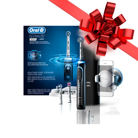 Oral-B 8000 ($30 Instant Rebate Available) Electronic Toothbrush, Black, Powered by Braun