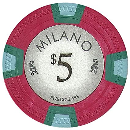 Milano Poker Chips by Claysmith Gaming. Casino Quality Clay Poker Chips in Sets of 25