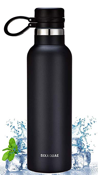 Miruchertter 20oz Stainless Steel Metal Thermos Water Bottle,Reusable Bottles BPA Free - Ideal as Sports Hiking Gym Bottle No Sweating Vacuum Insulated Flask Drinking Bottle