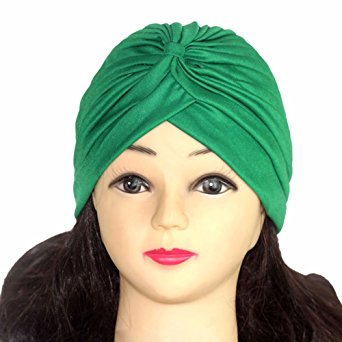 Weixinbuy Women Indian Style Headwrap Cap Turban Hat Hair Cover