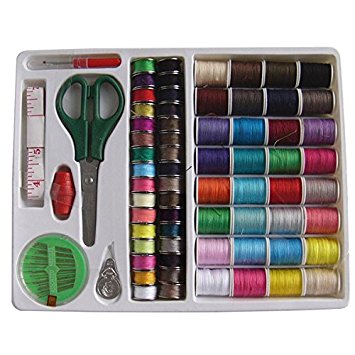 Tinksky Sewing Tools Kit Needlework Box Set for Domestic Sewing Machine,100PCS