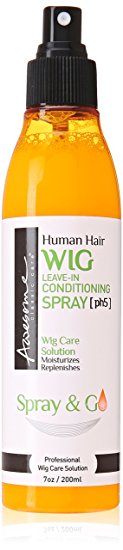 Awesome Human Hair Wig Leave-In Conditioning Spray, ph5, Spray and Go, 7 oz