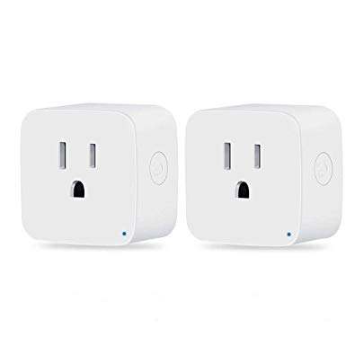 WiFi Smart Plug Mini, FREECUBE Smart Outlet 10A Compatible with Alexa, Google Home and IFTTT, APP Remote Control Your Devices Anywhere, Smart Socket for Voice Control, Timing Function, No Hub Require