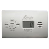 Kidde KN-COPP-B-LPM Battery-Operated Carbon Monoxide Alarm with Digital Display