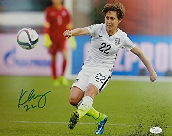 Meghan Klingenberg Signed USA Women's Soccer 11x14 Photo JSA Witness #W723885