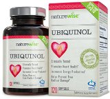 NatureWise Ubiquinol with Clinically Tested Kaneka QH the Active Form of CoQ10 100 mg 120 count