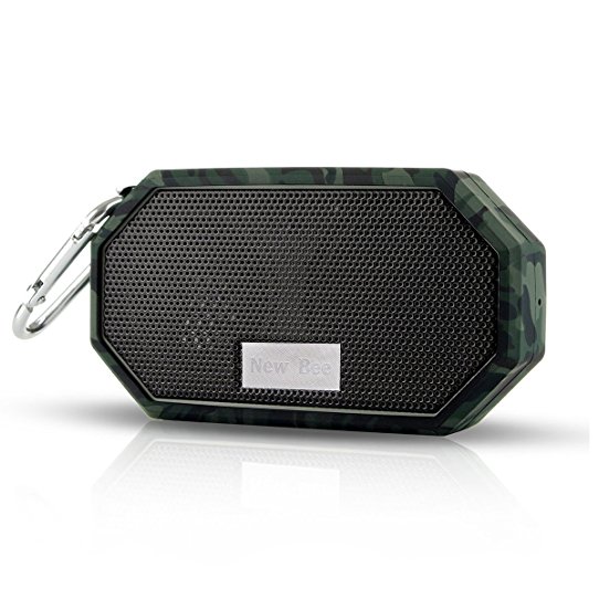 OXoqo IP66 Bluetooth Speaker Portable Waterproof Wireless Outdoor & Shower Speaker, Bluetooth CRS 4.0 Stereo with Built-in Mic, Universal Compatible with iPhone iPad and Android Audio Devices(Camouflage)