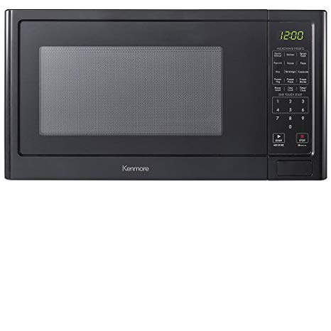 Kenmore 1.2 cu.ft. Countertop Microwave Oven 1100 Watts - Black 75659