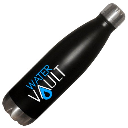 WaterVault Soda Classic - Double Wall Vacuum Insulated 188 Stainless Steel Water Bottle Assorted Sizes and Colors