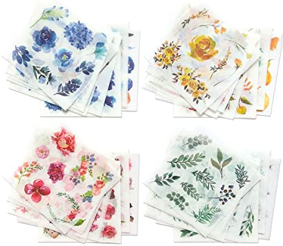 1000Art Nature Stickers Set(80 Sheets / 600 ) Flowers Leaves Botanical Stickers for Planner,Journals,Cards,DIY Arts and Crafts,Scrapbooks,Calendars,Album
