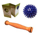Foot Roller and Porcupine Ball by Heal PT - Portable Foot Massager for Plantar Fasciitis and Acupressure Massage Ball